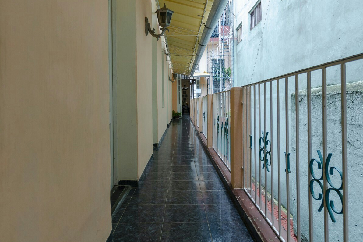 Pasillo de acceso a las habitaciones