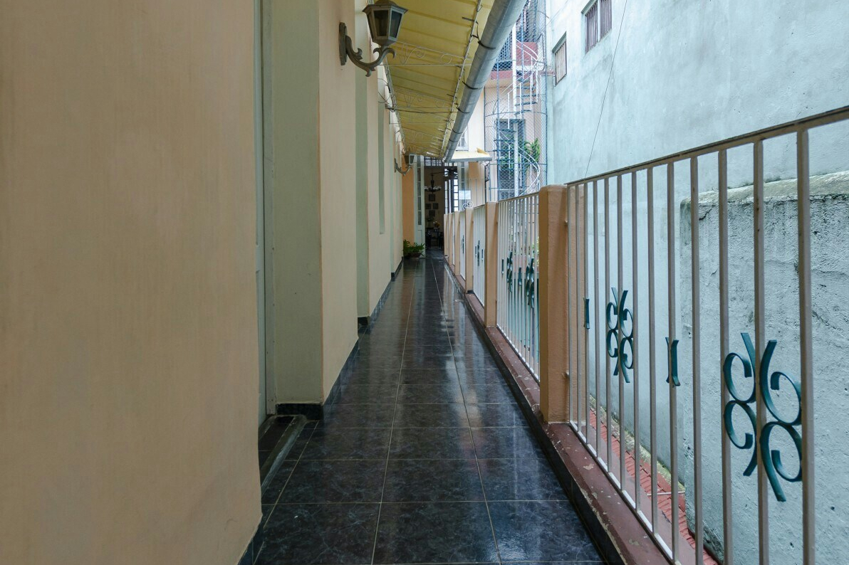 Pasillo de acceso a las habitaciones